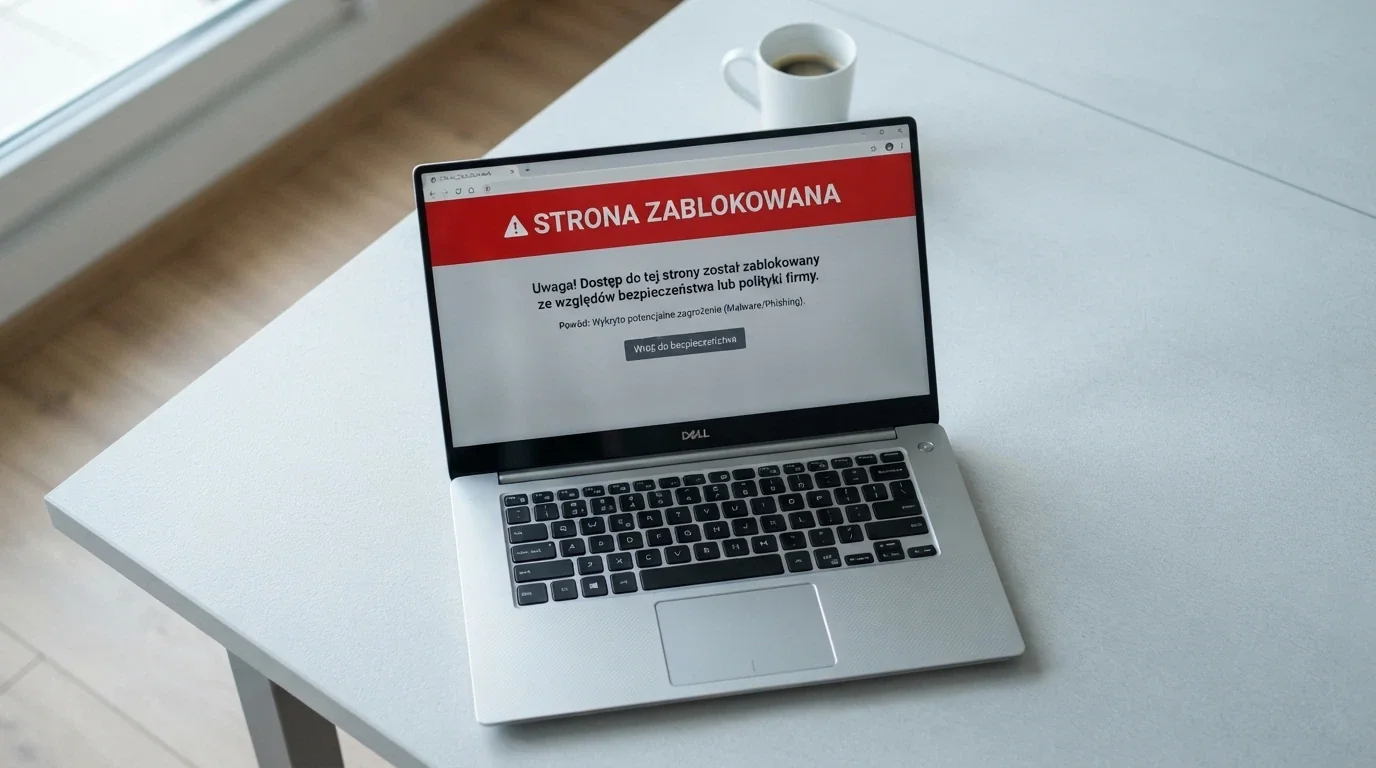 Zrzut ekranu Rejestru Domen Ministerstwa Finansów z listą zablokowanych domen kasynowych i ostrzeżeniem przed nielegalnym hazardem